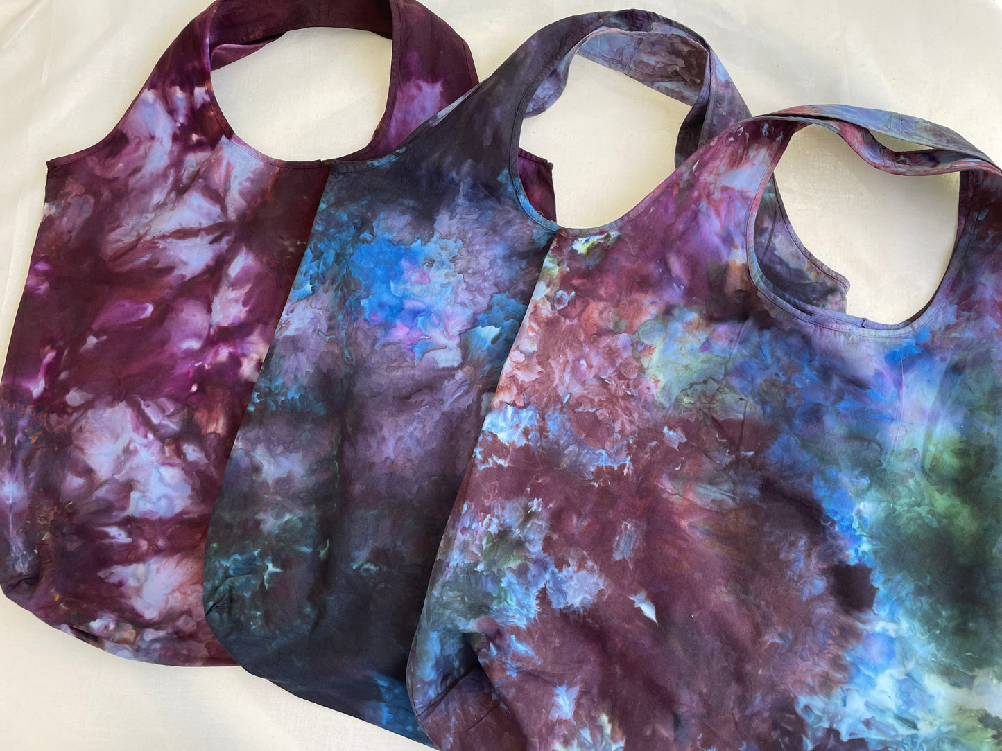 Ice Dyed Market Totes