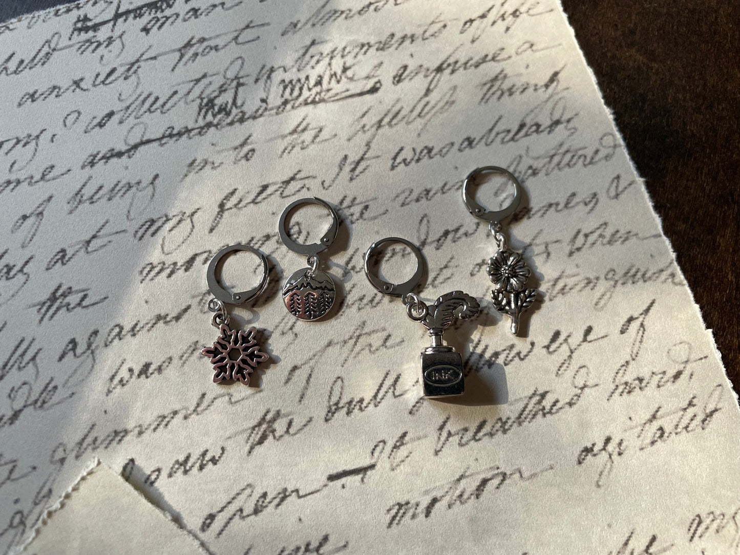Frankenstein stitch marker set