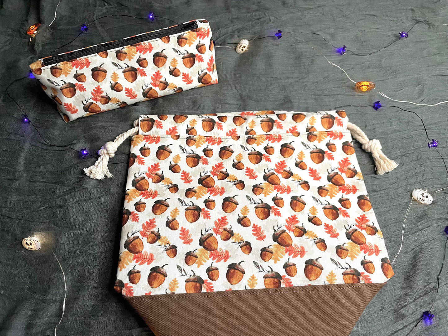 Acorns | Bag and Pouch Set